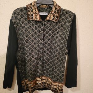 Vintage Borgo Forte open-front cardigan features a timeless, bohemian design